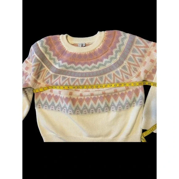 NWT Grace+Karma Love Yourself Knit Sweater Women's Cream 1X - Picture 6 of 11